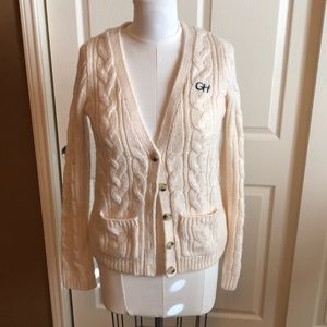 Gilly Hicks cable knit cardigan